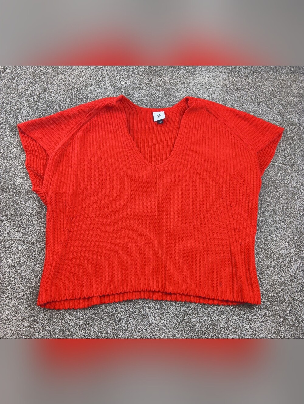 CAbi Style 5837 Ruby Knit Pullover Sweater Woman Size Small